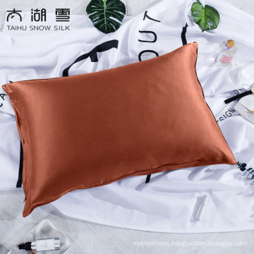 TAIHU SNOW 22 Momme Luxury silk Pillowcase OEKO-TEX 100 Pillow Cover with Zipper Closure